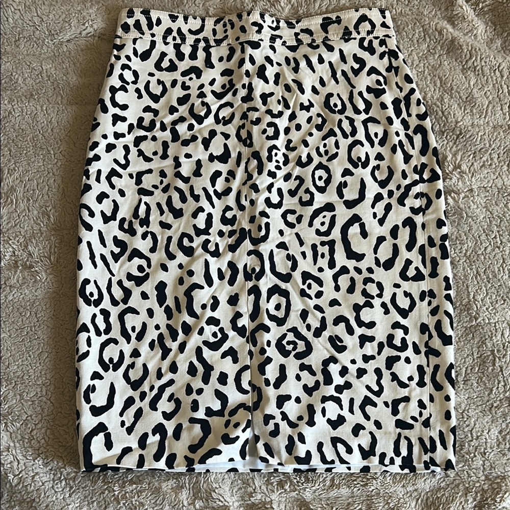 Ann Taylor Leopard Print Skirt
